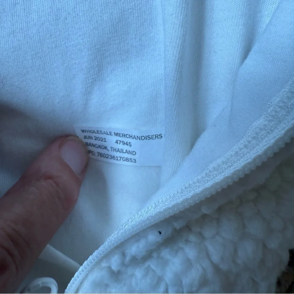 Lullaby Infant Baby Ivory Cream Bear Sherpa Bunting Snowsuit 3-6 Months